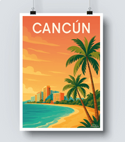 Affiche Cancun