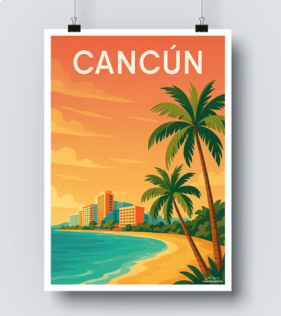 Affiche Cancun