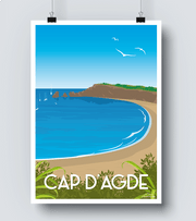 Affiche Cap d Agde