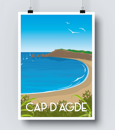 Affiche Cap d Agde