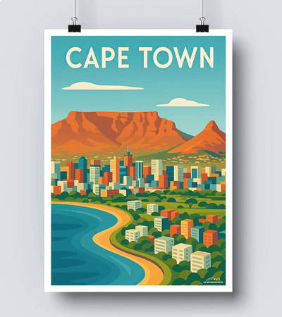 Affiche Cape Town