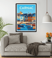 poster Ville de Carnac