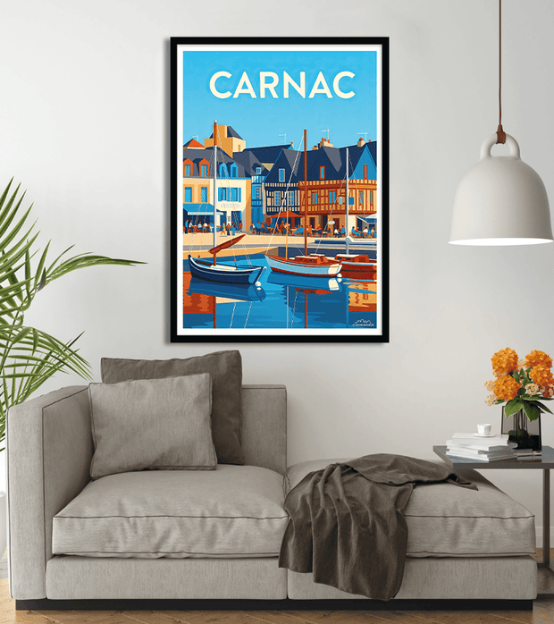 poster Ville de Carnac