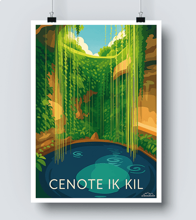 Affiche Cenote Ik Kil