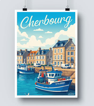 Affiche Cherbourg