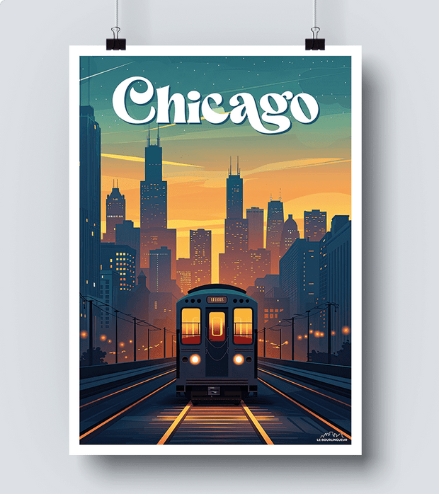 Affiche Chicago - USA