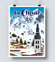 affiche clusaz