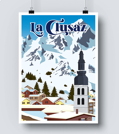 affiche clusaz