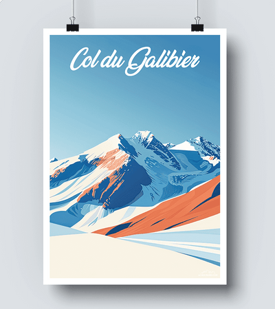 Affiche Col du Galibier