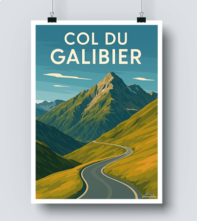 Affiche Col du Galibier