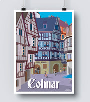 Affiche Colmar vintage