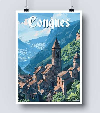 Affiche Conques