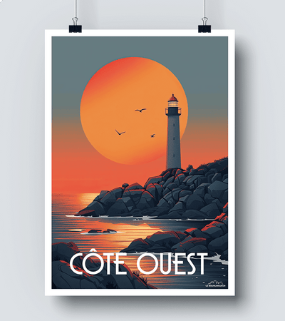 Affiche Côte Ouest