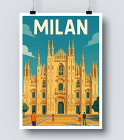 Affiche Duomo Milan