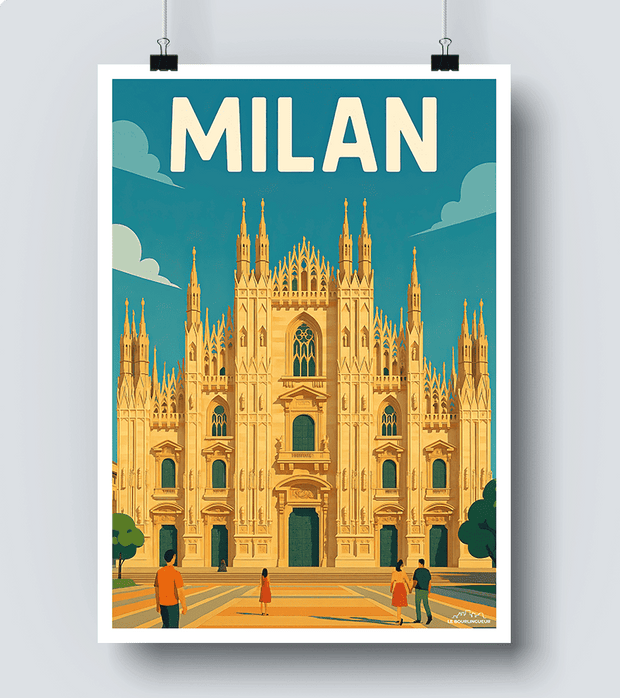 Affiche Duomo Milan