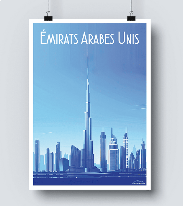 Affiche Emirats Arabes Unis