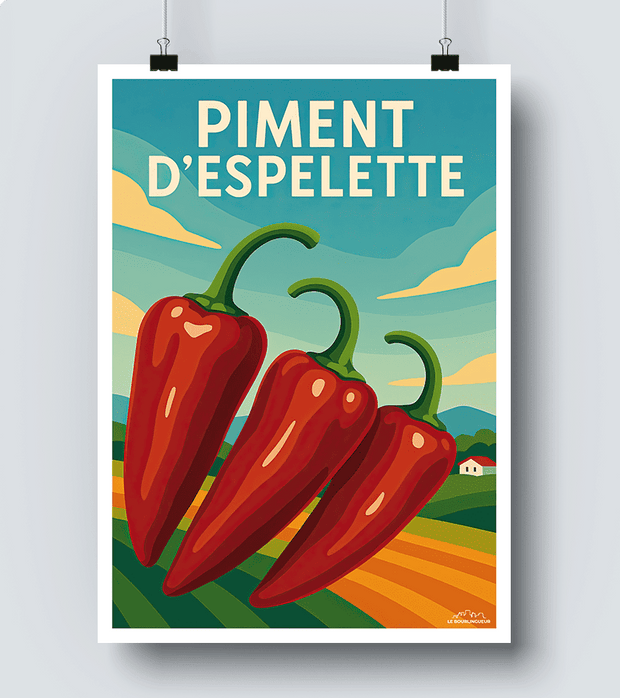 Affiche Piment d Espelette