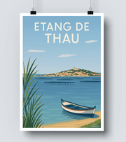 Affiche Etang de Thau