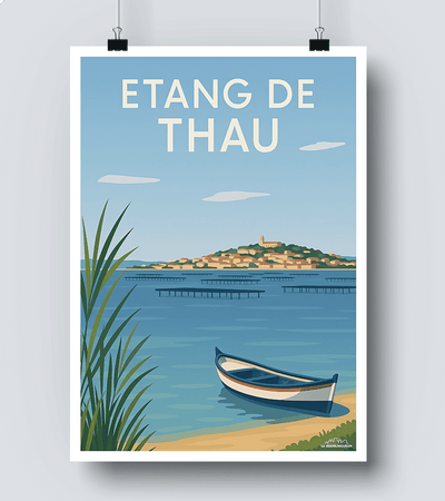 Affiche Etang de Thau