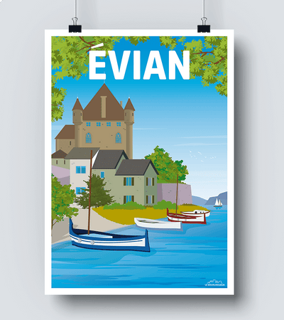 Affiche Evian