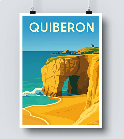 Affiche Côte Sauvage de Quiberon