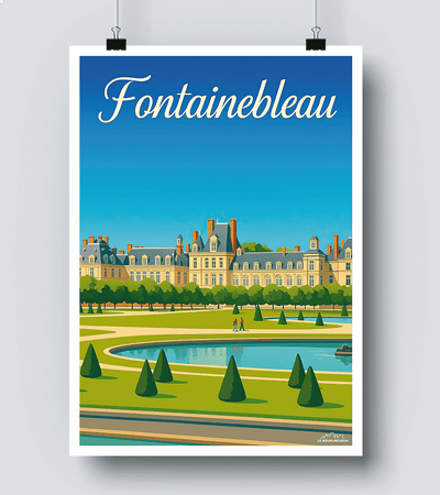 Affiche Fontainebleau