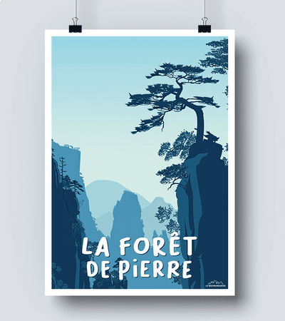 Affiche Forêt de Pierre