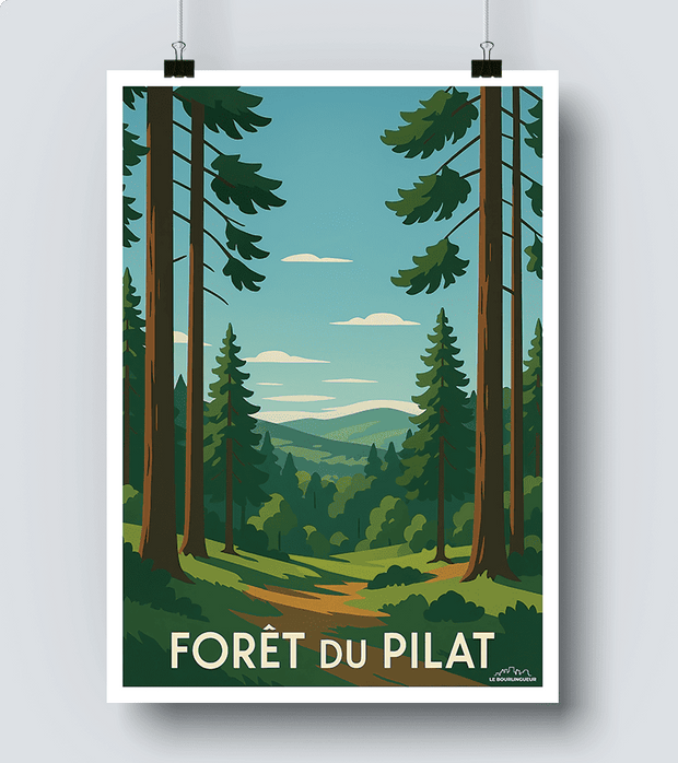 Affiche Forêt du Pilat