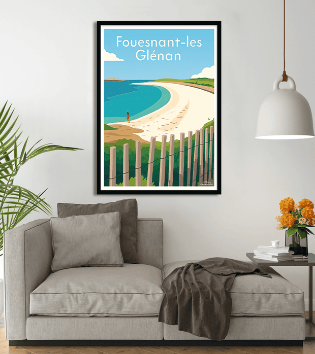 poster Fouesnant les Glénan
