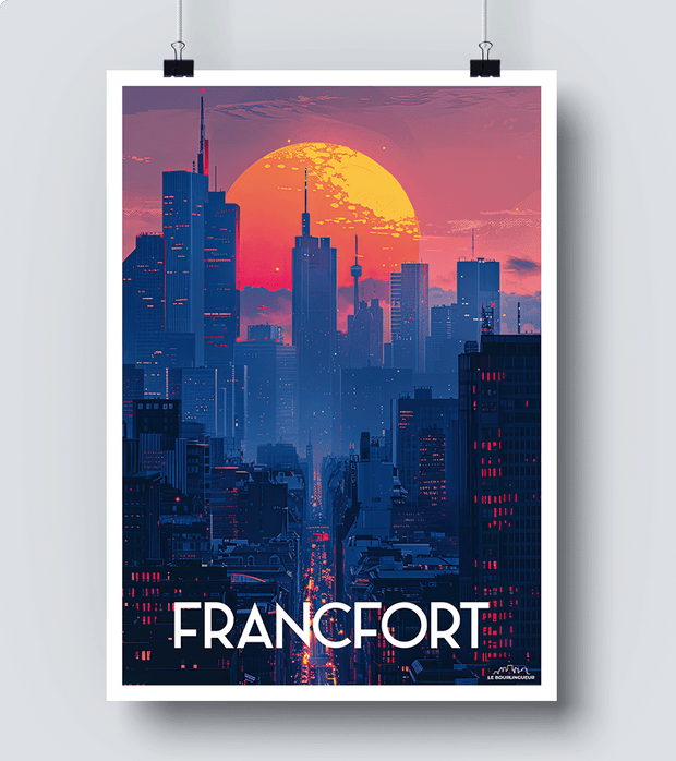 Affiche Francfort