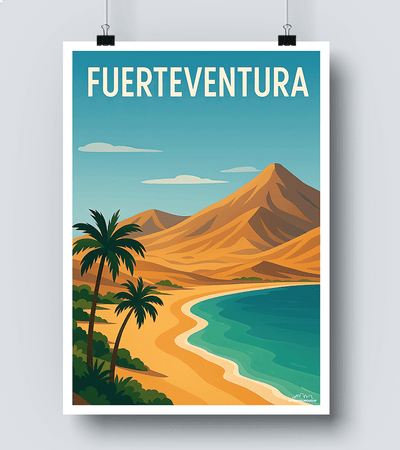 Affiche Fuerteventura
