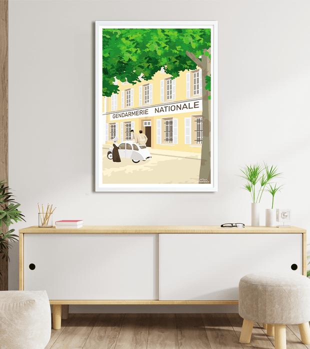 poster Saint Tropez Gendarmerie