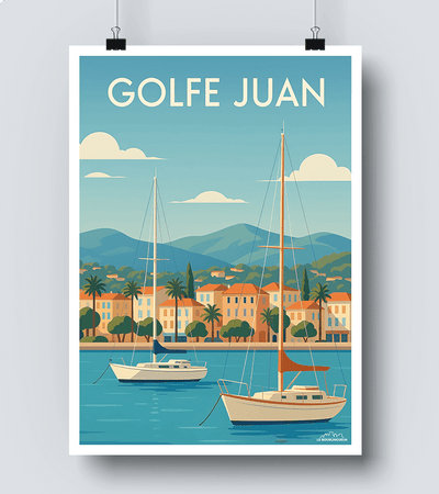 Affiche Golfe Juan
