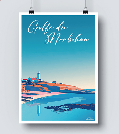 Affiche vintage Golfe du Morbihan