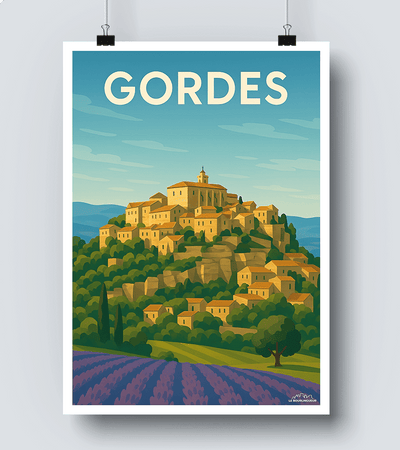 Affiche Gordes