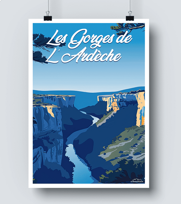 Affiche Gorges de l Ardèche