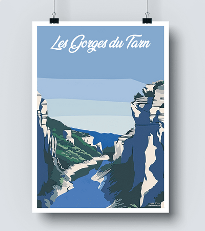 Affiche Les Gorges du Tarn