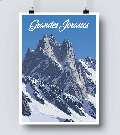 Affiche Les Grandes Jorasses