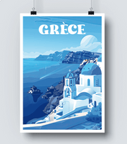 Affiche vintage Grèce 