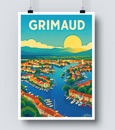 Affiche Port Grimaud