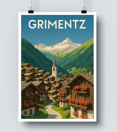 Affiche Grimentz