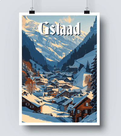 Affiche Gstaad