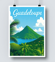 Affiche vintage Guadeloupe
