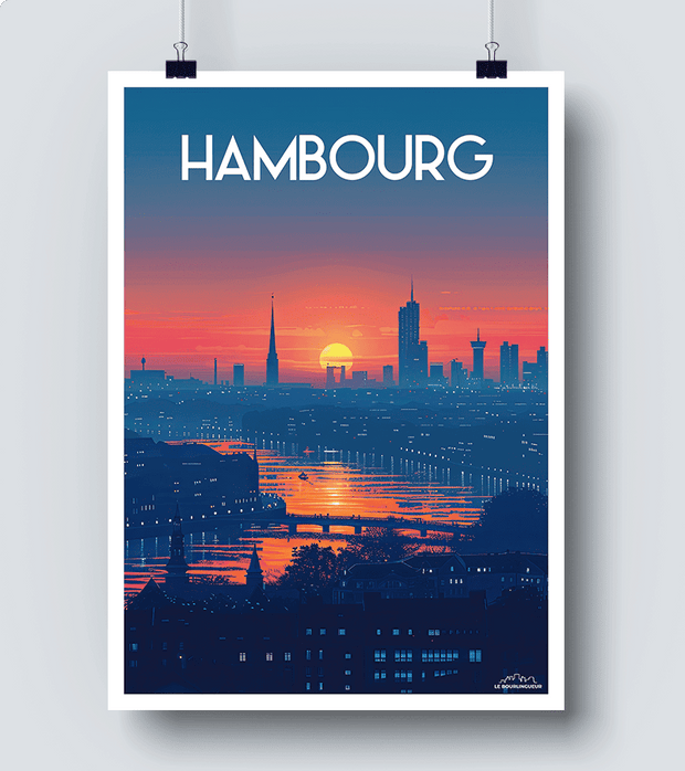 Affiche Hambourg