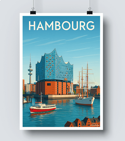 Affiche Hambourg