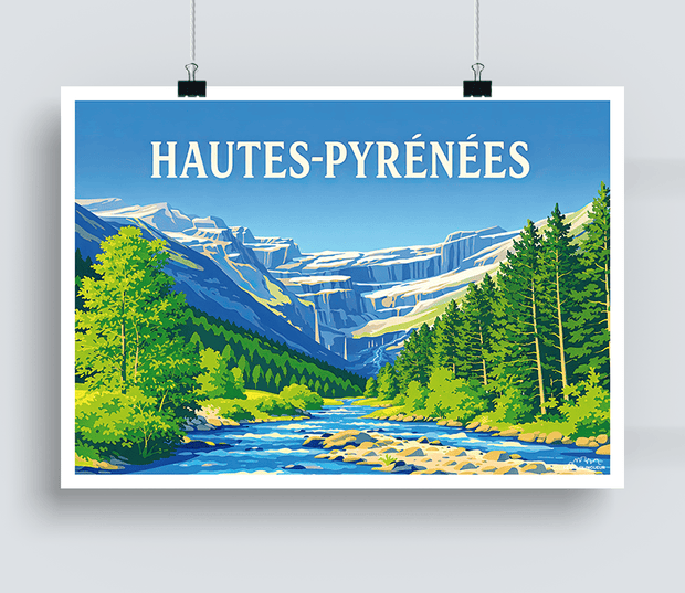 Affiche Toulouse format Horizontale – Le Bourlingueur