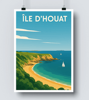 Affiche Île d Houat