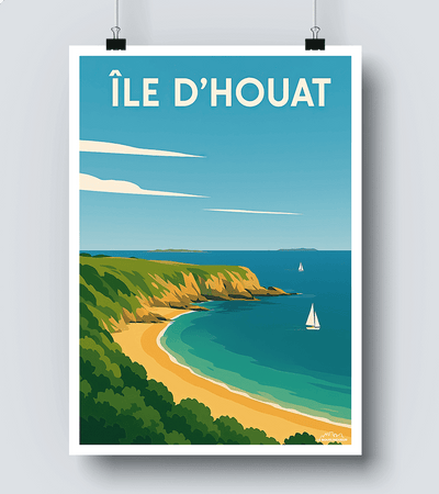 Affiche Île d Houat