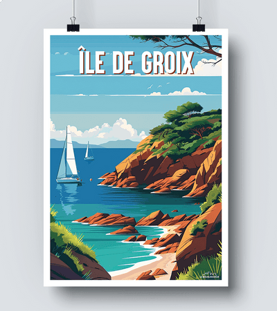 Affiche Île de Groix