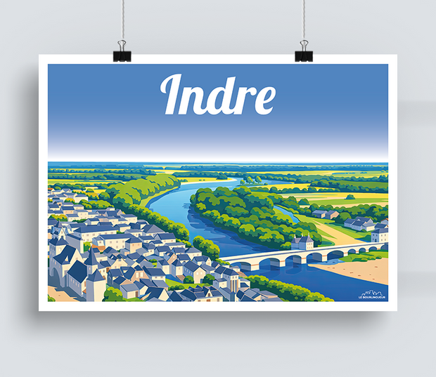 Affiche Indre format paysage – Le Bourlingueur